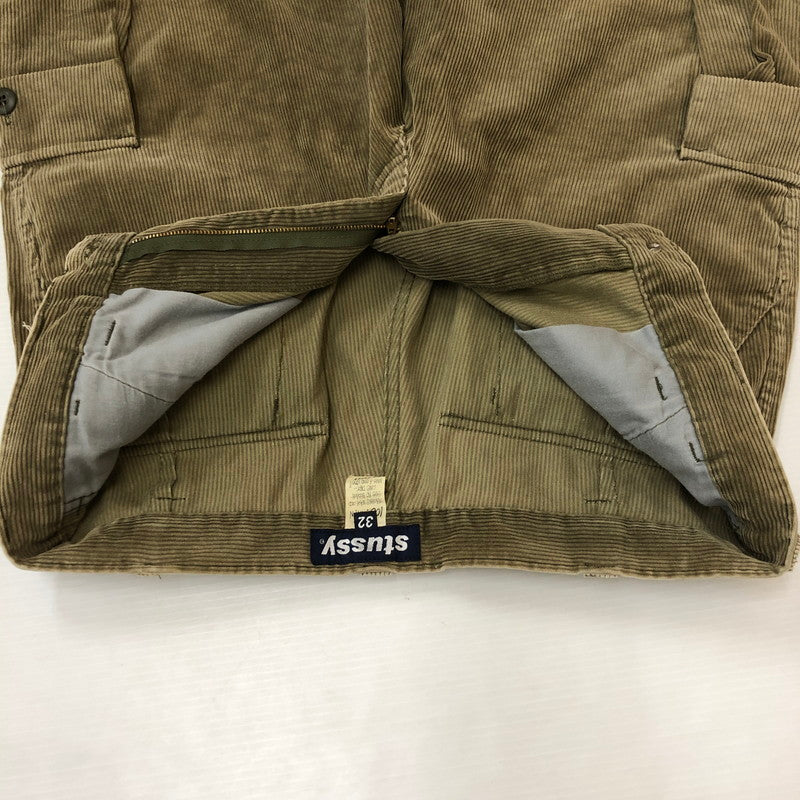 【中古品】【メンズ】 STUSSY ステューシー 00's CORDUROY CARGO SHORTS 00年代 コーデュロイ カーゴショーツ ボトムス ショートパンツ ハーフパンツ 153-250228-kk-14-tei サイズ：32 カラー：カーキ 万代Net店