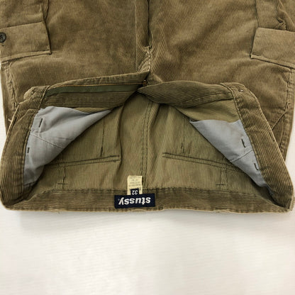 【中古品】【メンズ】 STUSSY ステューシー 00's CORDUROY CARGO SHORTS 00年代 コーデュロイ カーゴショーツ ボトムス ショートパンツ ハーフパンツ 153-250228-kk-14-tei サイズ：32 カラー：カーキ 万代Net店