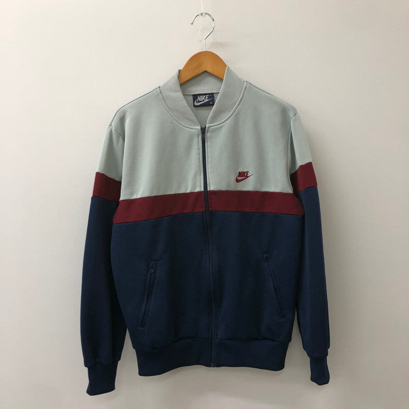 【中古品】【メンズ】 NIKE ナイキ 80's TRACK JACKET VINTAGE 80年代 トラックジャケット ライトアウター ジャージ 紺タグ ヴィンテージ 148-250306-kk-50-tei サイズ：M カラー：ネイビー/グレー 万代Net店