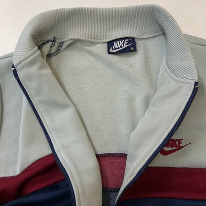 【中古品】【メンズ】 NIKE ナイキ 80's TRACK JACKET VINTAGE 80年代 トラックジャケット ライトアウター ジャージ 紺タグ ヴィンテージ 148-250306-kk-50-tei サイズ：M カラー：ネイビー/グレー 万代Net店