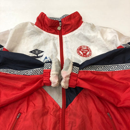 【現状渡し品】【メンズ】  UMBRO アンブロ 90's NYLON TRACK JACKET 90年代 ナイロン トラックジャケット ライトアウター 148-250306-kk-51-tei サイズ：M カラー：レッド 万代Net店