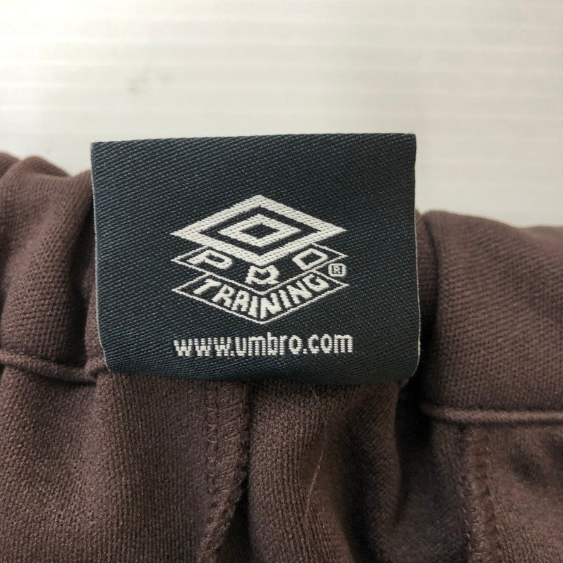 【中古品】【メンズ】  UMBRO アンブロ × BELPER ベルパー × M TO R ムウトアール 別注 コラボ 24SS JERSEY TRACK PANTS MYS-04000-A ジャージ トラックパンツ ボトムス 159-250306-kk-30-tei サイズ：L カラー：ブラウン 万代Net店