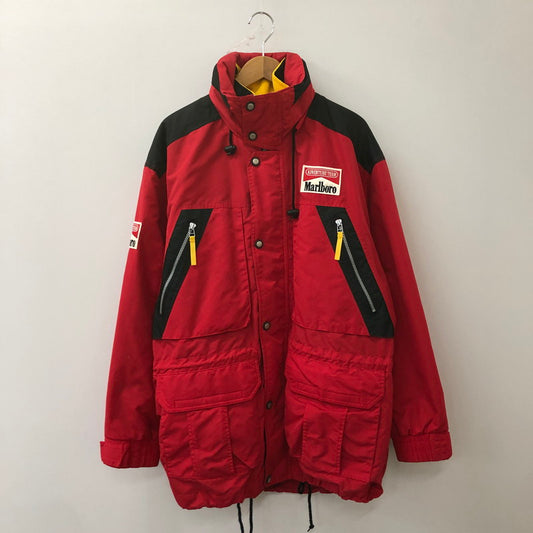 【中古品】【メンズ】  MARLBOLO マルボロ 90's ADVENTURE TEAM NYLON JACKET 90年代 アドベンチャーチーム ナイロンジャケット アウター 147-250225-kk-17-tei サイズ：表記無し 下記参照 カラー：レッド 万代Net店