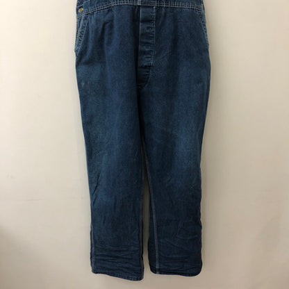 【中古品】【メンズ】  BIG SMITH ビッグスミス 60～70’s DENIM OVERALL VINTAGE 60-70年代 デニム オーバーオール ボトムス パンツ USA製 ヴィンテージ 145-250225-kk-16-tei サイズ：表記不明 下記参照 カラー：インディゴ 万代Net店