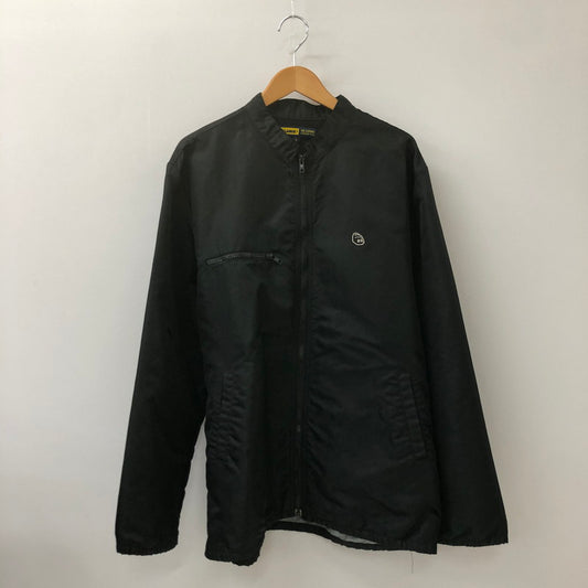 【中古品】【メンズ】 XLARGE エクストララージ NYLON ZIP UP JACKET 0199502 ナイロンジップアップジャケット ライトアウター 142-250225-kk-03-tei サイズ：L カラー：ブラック 万代Net店