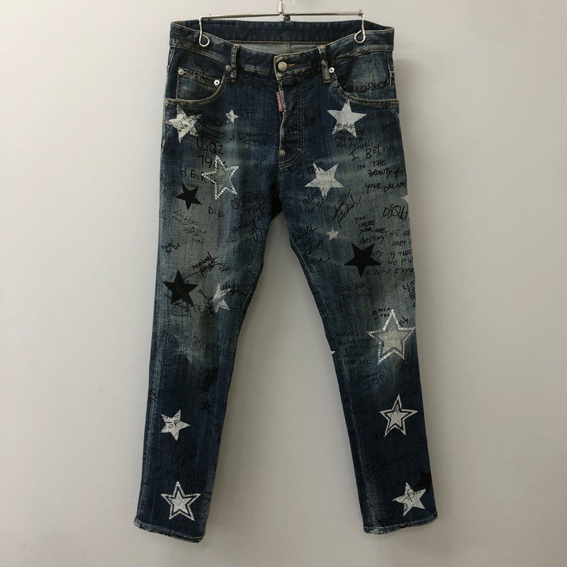 【中古品】【メンズ】 DSQUARED2 ディースクエアード 22SS SKATER JEANS S71LB1063 S30664 470 スケータージーンズ ボトムス デニムパンツ 156-250228-kk-07-tei サイズ：46 カラー：ライトインディゴ 万代Net店