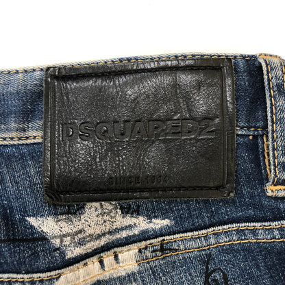 【中古品】【メンズ】 DSQUARED2 ディースクエアード 22SS SKATER JEANS S71LB1063 S30664 470 スケータージーンズ ボトムス デニムパンツ 156-250228-kk-07-tei サイズ：46 カラー：ライトインディゴ 万代Net店