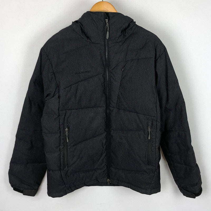 【中古品】【メンズ】 Mammut マムート ATLAS HOODED HERRINGBONE DOWN JACKET アトラス フーデッド ダウンジャケット アウター 144-251102-yy-15-tei サイズ：M カラー：グレー 万代Net店