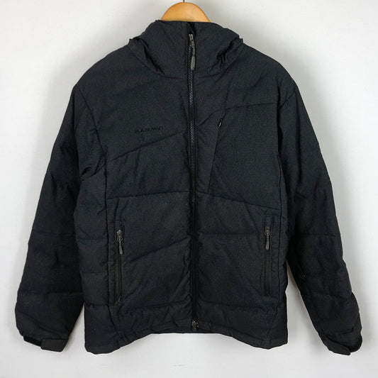 【中古品】【メンズ】 Mammut マムート ATLAS HOODED HERRINGBONE DOWN JACKET アトラス フーデッド ダウンジャケット アウター 144-251102-yy-15-tei サイズ：M カラー：グレー 万代Net店