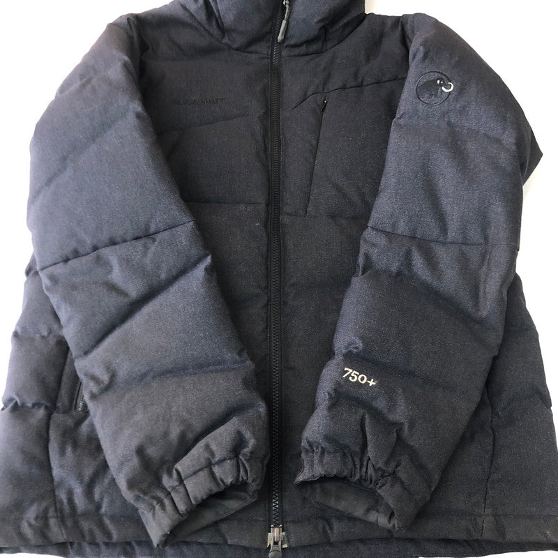 【中古品】【メンズ】 Mammut マムート ATLAS HOODED HERRINGBONE DOWN JACKET アトラス フーデッド ダウンジャケット アウター 144-251102-yy-15-tei サイズ：M カラー：グレー 万代Net店