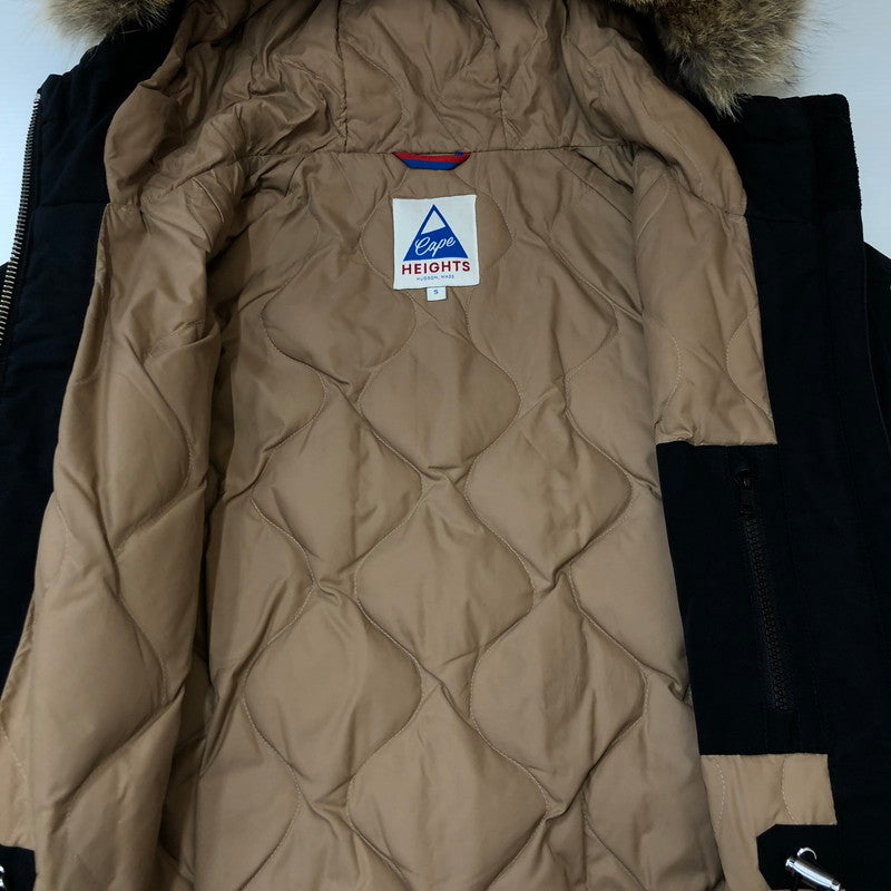 【中古品】【レディース】  CAPE HEIGHTS ケープハイツ LONG DOWN COAT ロングダウンコート アウター 168-250228-kk-02-tei サイズ：S カラー：ネイビー 万代Net店