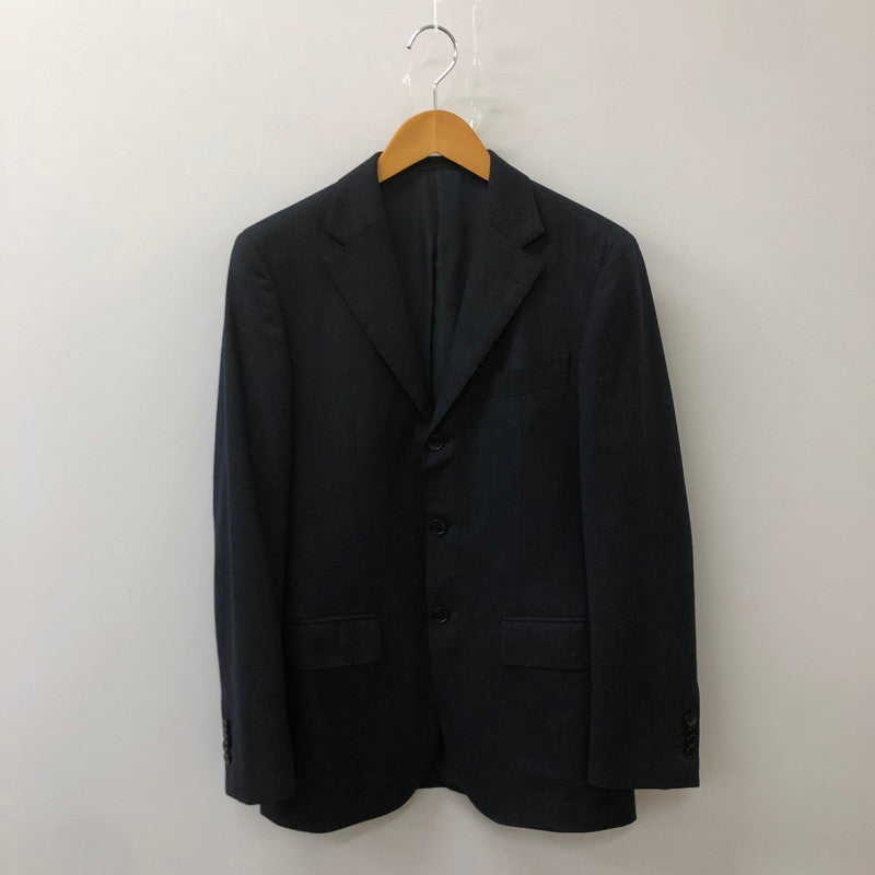 【中古品】【メンズ】 EDIFICE エディフィス WOOL SET UP SUIT 16-041-320-0007-3-0 ウール セットアップ スーツ ジャケット パンツ 147-250225-kk-18-tei サイズ：44 カラー：ネイビー 万代Net店