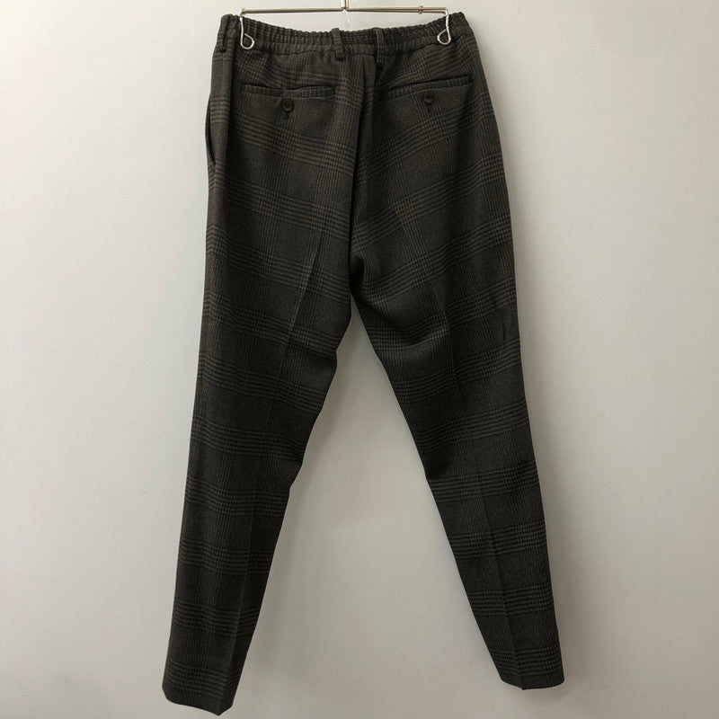 【中古品】【メンズ】 CHECK SET UP SUIT 18-010-300-2005-3-0 チェック セットアップ スーツ ジャケット パンツ 147-250225-kk-19-tei サイズ：44 カラー：ブラウン 万代Net店