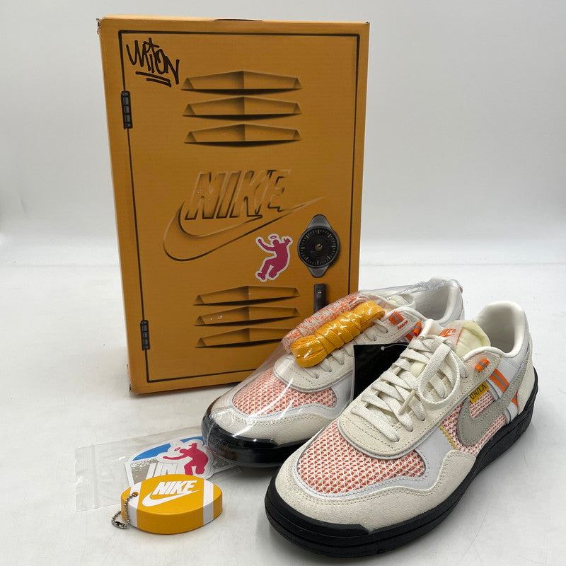 【中古品】【メンズ】 NIKE ナイキ × UNION ユニオン 別注コラボ FIELD GENERAL SP フィールド ジェネラル スペシャル スニーカー 靴 シューズ 160-260905-yo-04-teih サイズ：27.5cm カラー：アイボリー/オレンジ系 万代Net店