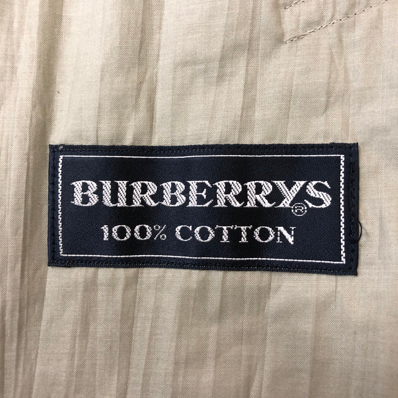 【中古品】【メンズ】 Burberrys バーバリーズ 90's SOUTIEN COLLAR COAT FDO70-024-72 90年代 ステンカラーコート ライトアウター 白タグ 141-250307-kk-03-tei サイズ：9AR カラー：グレー 万代Net店