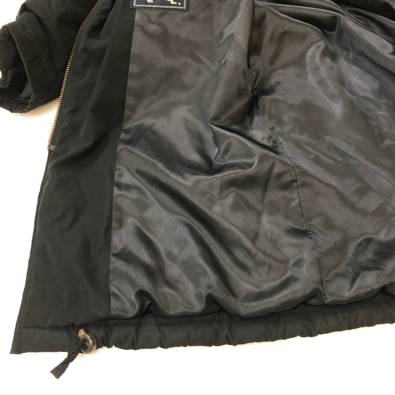 【中古品】【メンズ】 Burberrys バーバリーズ 90's PADDED LONG COAT FDA57-502-09 90年代 パデッド ロングコート アウター 中綿 141-250307-kk-04-tei サイズ：9AR カラー：ブラック 万代Net店