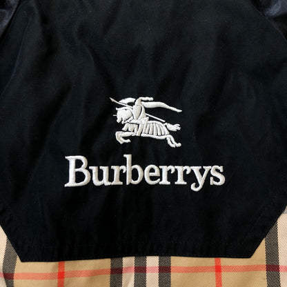 【中古品】【メンズ】 Burberrys バーバリーズ 90's PADDED LONG COAT FDA57-502-09 90年代 パデッド ロングコート アウター 中綿 141-250307-kk-04-tei サイズ：9AR カラー：ブラック 万代Net店