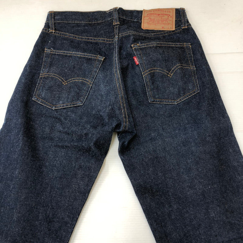 【中古美品】【メンズ】 Levi's リーバイス 60's 501 DENIM PANTS 60年代 501 デニムパンツ ボトムス ジーンズ BIG E ボタン裏刻印 ドット 不均等V 足長R ポケット裏シングル 濃紺 ヴィンテージ 156-250426-kk-05-tei サイズ：28 カラー：インディゴ 万代Net店