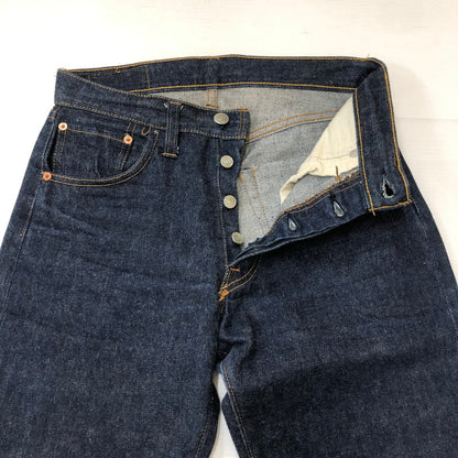 【中古美品】【メンズ】 Levi's リーバイス 60's 501 DENIM PANTS 60年代 501 デニムパンツ ボトムス ジーンズ BIG E ボタン裏刻印 ドット 不均等V 足長R ポケット裏シングル 濃紺 ヴィンテージ 156-250426-kk-05-tei サイズ：28 カラー：インディゴ 万代Net店