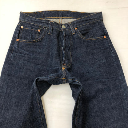【中古美品】【メンズ】 Levi's リーバイス 60's 501 DENIM PANTS 60年代 501 デニムパンツ ボトムス ジーンズ BIG E ボタン裏刻印 ドット 不均等V 足長R ポケット裏シングル 濃紺 ヴィンテージ 156-250426-kk-05-tei サイズ：28 カラー：インディゴ 万代Net店