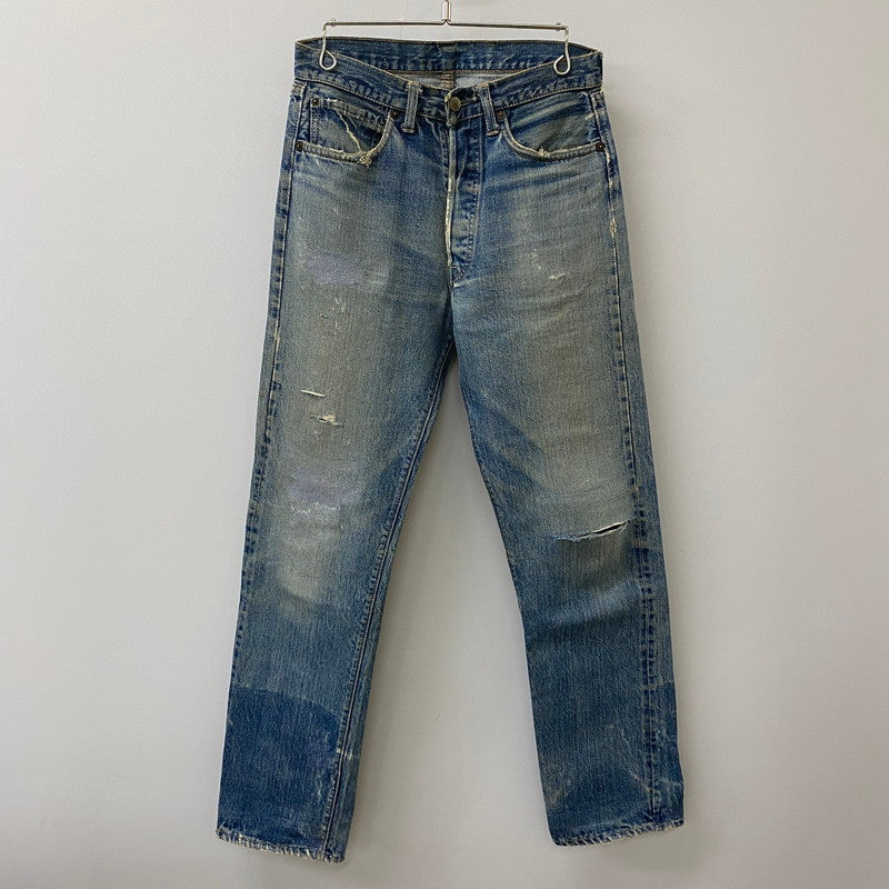 【現状渡し品】【メンズ】 Levi's リーバイス 70's 501 DENIM PANTS VINTAGE 70年代 501 デニムパンツ ボトムス ジーンズ BIG E 後期 ボタン裏刻印 8 ヴィンテージ 156-250417-kk-03-tei サイズ：表記無し 下記参照 カラー：ライトインディゴ 万代Net店