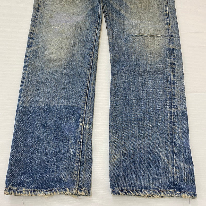 【現状渡し品】【メンズ】 Levi's リーバイス 70's 501 DENIM PANTS VINTAGE 70年代 501 デニムパンツ ボトムス ジーンズ BIG E 後期 ボタン裏刻印 8 ヴィンテージ 156-250417-kk-03-tei サイズ：表記無し 下記参照 カラー：ライトインディゴ 万代Net店