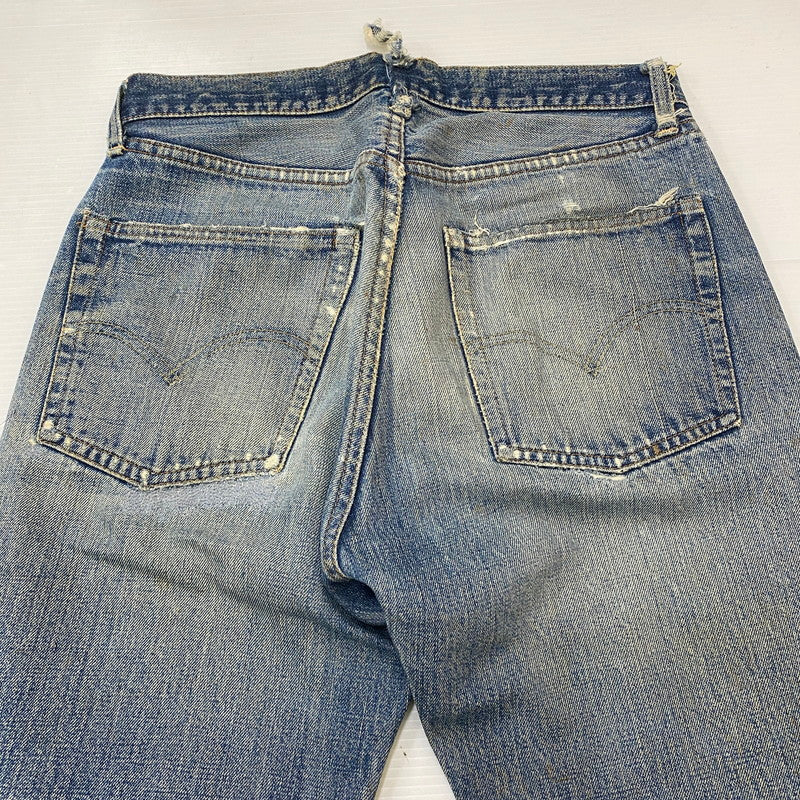 【現状渡し品】【メンズ】 Levi's リーバイス 70's 501 DENIM PANTS VINTAGE 70年代 501 デニムパンツ ボトムス ジーンズ BIG E 後期 ボタン裏刻印 8 ヴィンテージ 156-250417-kk-03-tei サイズ：表記無し 下記参照 カラー：ライトインディゴ 万代Net店