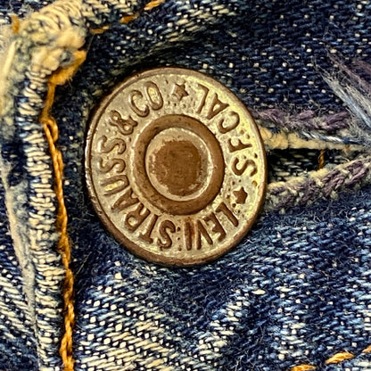 【現状渡し品】【メンズ】 Levi's リーバイス 70's 501 DENIM PANTS VINTAGE 70年代 501 デニムパンツ ボトムス ジーンズ BIG E 後期 ボタン裏刻印 8 ヴィンテージ 156-250417-kk-03-tei サイズ：表記無し 下記参照 カラー：ライトインディゴ 万代Net店