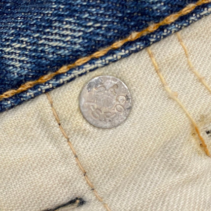 【現状渡し品】【メンズ】 Levi's リーバイス 70's 501 DENIM PANTS VINTAGE 70年代 501 デニムパンツ ボトムス ジーンズ BIG E 後期 ボタン裏刻印 8 ヴィンテージ 156-250417-kk-03-tei サイズ：表記無し 下記参照 カラー：ライトインディゴ 万代Net店