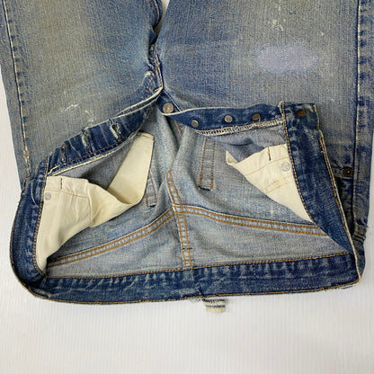 【現状渡し品】【メンズ】 リーバイス 70's 501 DENIM PANTS VINTAGE 70年代 501 デニムパンツ ボトムス ジーンズ BIG E 後期 ボタン裏刻印 8 ヴィンテージ 156-250417-kk-03-tei サイズ：表記無し 下記参照 カラー：ライトインディゴ 万代Net店