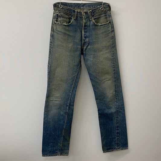 【現状渡し品】【メンズ】 Levi's リーバイス 70's 501 DENIM PANTS VINTAGE 70年代 501 デニムパンツ ボトムス ジーンズ BIG E 後期 ボタン裏刻印 2 ヴィンテージ 156-250417-kk-02-tei サイズ：表記無し 下記参照 カラー：ライトインディゴ 万代Net店