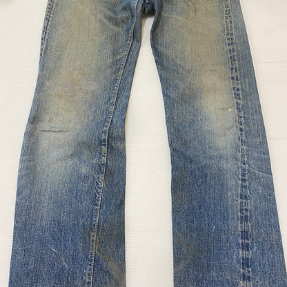 【現状渡し品】【メンズ】 Levi's リーバイス 70's 501 DENIM PANTS VINTAGE 70年代 501 デニムパンツ ボトムス ジーンズ BIG E 後期 ボタン裏刻印 2 ヴィンテージ 156-250417-kk-02-tei サイズ：表記無し 下記参照 カラー：ライトインディゴ 万代Net店