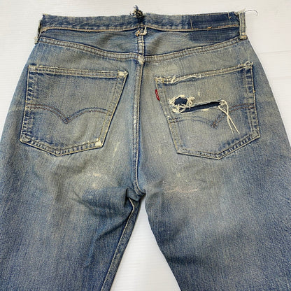 【現状渡し品】【メンズ】 Levi's リーバイス 70's 501 DENIM PANTS VINTAGE 70年代 501 デニムパンツ ボトムス ジーンズ BIG E 後期 ボタン裏刻印 2 ヴィンテージ 156-250417-kk-02-tei サイズ：表記無し 下記参照 カラー：ライトインディゴ 万代Net店