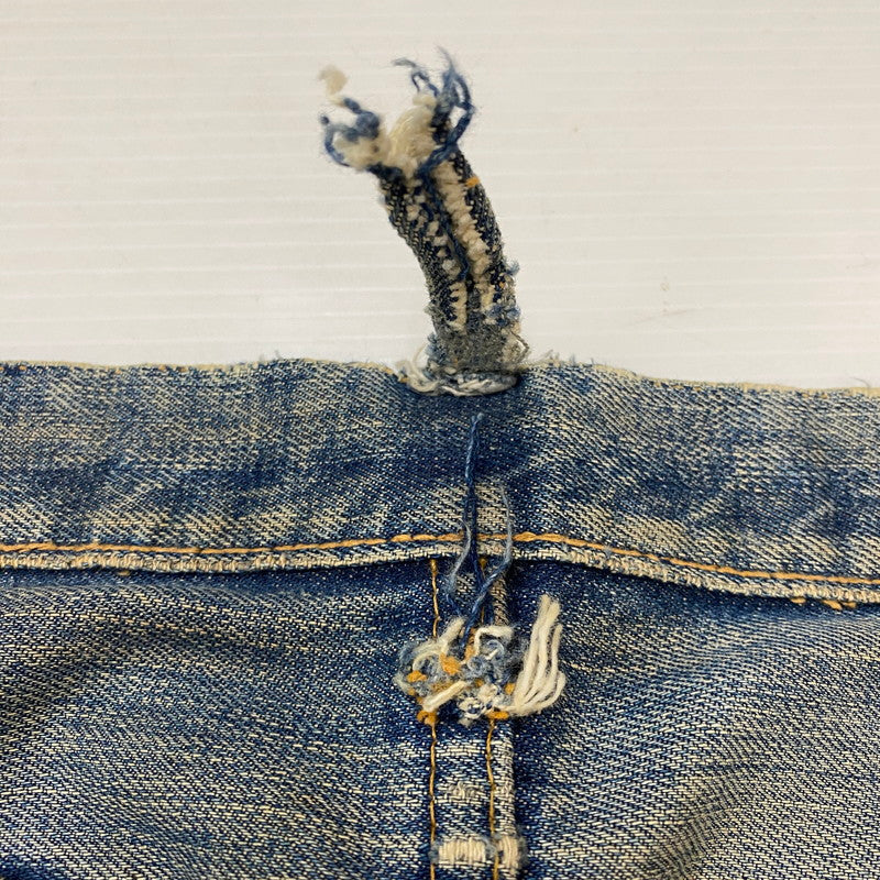 【現状渡し品】【メンズ】 Levi's リーバイス 70's 501 DENIM PANTS VINTAGE 70年代 501 デニムパンツ ボトムス ジーンズ BIG E 後期 ボタン裏刻印 2 ヴィンテージ 156-250417-kk-02-tei サイズ：表記無し 下記参照 カラー：ライトインディゴ 万代Net店