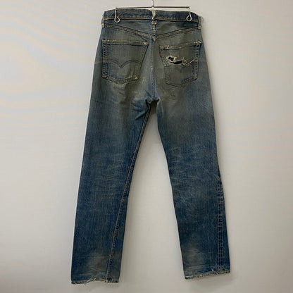 【現状渡し品】【メンズ】 Levi's リーバイス 70's 501 DENIM PANTS VINTAGE 70年代 501 デニムパンツ ボトムス ジーンズ BIG E 後期 ボタン裏刻印 2 ヴィンテージ 156-250417-kk-02-tei サイズ：表記無し 下記参照 カラー：ライトインディゴ 万代Net店