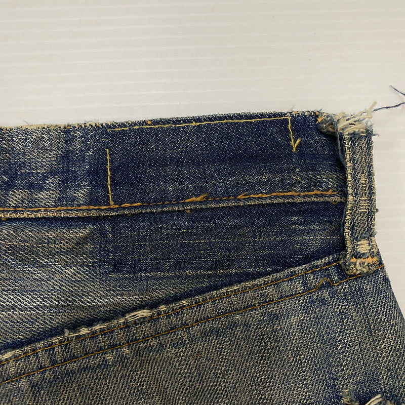 【現状渡し品】【メンズ】 Levi's リーバイス 70's 501 DENIM PANTS VINTAGE 70年代 501 デニムパンツ ボトムス ジーンズ BIG E 後期 ボタン裏刻印 2 ヴィンテージ 156-250417-kk-02-tei サイズ：表記無し 下記参照 カラー：ライトインディゴ 万代Net店