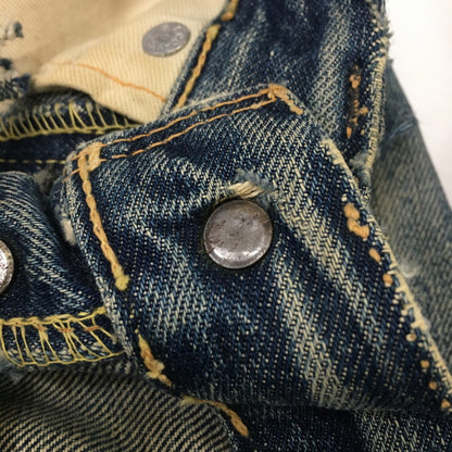 【現状渡し品】【メンズ】 Levi's リーバイス 70's 501 DENIM PANTS VINTAGE 70年代 501 デニムパンツ ボトムス ジーンズ BIG E 後期 ボタン裏刻印 2 ヴィンテージ 156-250417-kk-02-tei サイズ：表記無し 下記参照 カラー：ライトインディゴ 万代Net店