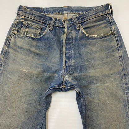 【現状渡し品】【メンズ】 Levi's リーバイス 70's 501 DENIM PANTS VINTAGE 70年代 501 デニムパンツ ボトムス ジーンズ BIG E 後期 ボタン裏刻印 2 ヴィンテージ 156-250417-kk-02-tei サイズ：表記無し 下記参照 カラー：ライトインディゴ 万代Net店
