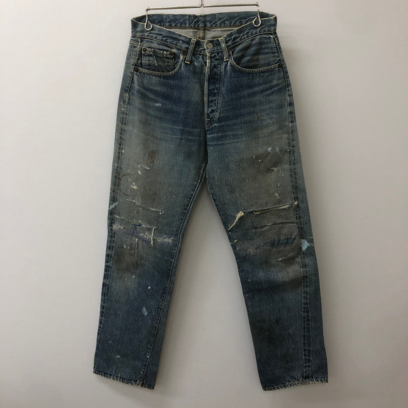 【現状渡し品】【メンズ】 Levi's リーバイス 60's 501 DENIM PANTS VINTAGE 60年代 501 デニムパンツ ボトムス ジーンズ BIG E ボタン裏刻印 6 ヴィンテージ 156-250426-kk-02-tei サイズ：表記無し 下記参照 カラー：ライトインディゴ 万代Net店