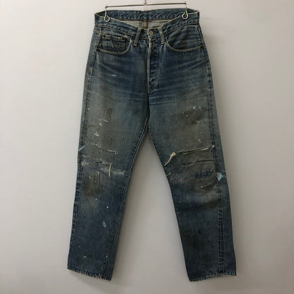 【現状渡し品】【メンズ】 Levi's リーバイス 60's 501 DENIM PANTS VINTAGE 60年代 501 デニムパンツ ボトムス ジーンズ BIG E ボタン裏刻印 6 ヴィンテージ 156-250426-kk-02-tei サイズ：表記無し 下記参照 カラー：ライトインディゴ 万代Net店