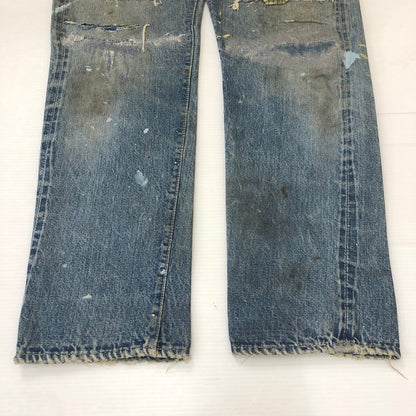 【現状渡し品】【メンズ】 Levi's リーバイス 60's 501 DENIM PANTS VINTAGE 60年代 501 デニムパンツ ボトムス ジーンズ BIG E ボタン裏刻印 6 ヴィンテージ 156-250426-kk-02-tei サイズ：表記無し 下記参照 カラー：ライトインディゴ 万代Net店