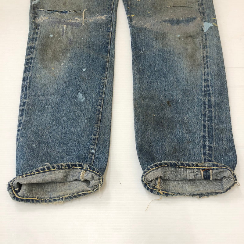 【現状渡し品】【メンズ】 Levi's リーバイス 60's 501 DENIM PANTS VINTAGE 60年代 501 デニムパンツ ボトムス ジーンズ BIG E ボタン裏刻印 6 ヴィンテージ 156-250426-kk-02-tei サイズ：表記無し 下記参照 カラー：ライトインディゴ 万代Net店