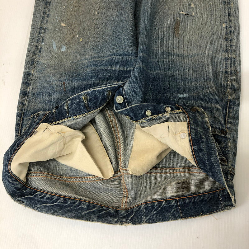 【現状渡し品】【メンズ】 Levi's リーバイス 60's 501 DENIM PANTS VINTAGE 60年代 501 デニムパンツ ボトムス ジーンズ BIG E ボタン裏刻印 6 ヴィンテージ 156-250426-kk-02-tei サイズ：表記無し 下記参照 カラー：ライトインディゴ 万代Net店