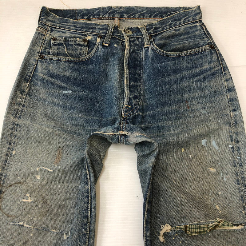 【現状渡し品】【メンズ】 Levi's リーバイス 60's 501 DENIM PANTS VINTAGE 60年代 501 デニムパンツ ボトムス ジーンズ BIG E ボタン裏刻印 6 ヴィンテージ 156-250426-kk-02-tei サイズ：表記無し 下記参照 カラー：ライトインディゴ 万代Net店