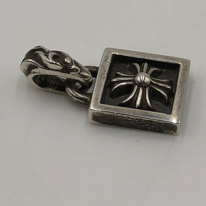 【中古品】【メンズ】 CHROME HEARTS クロムハーツ FRAMED CH PLUS フレームド CHプラス ペンダントトップ チャーム アクセサリー 190-250227-kk-05-tei カラー：シルバー 万代Net店