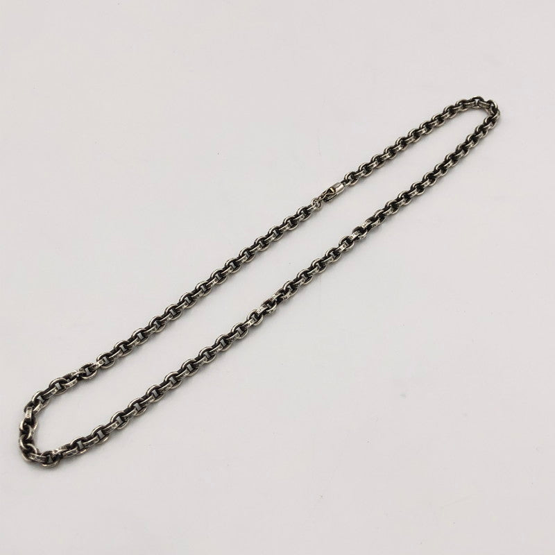 【中古品】【メンズ】 CHROME HEARTS クロムハーツ PAPER CHAIN 18INCH ペーパーチェーン ネックレス アクセサリー ネックレスチェーン 190-250227-kk-07-tei カラー：シルバー 万代Net店