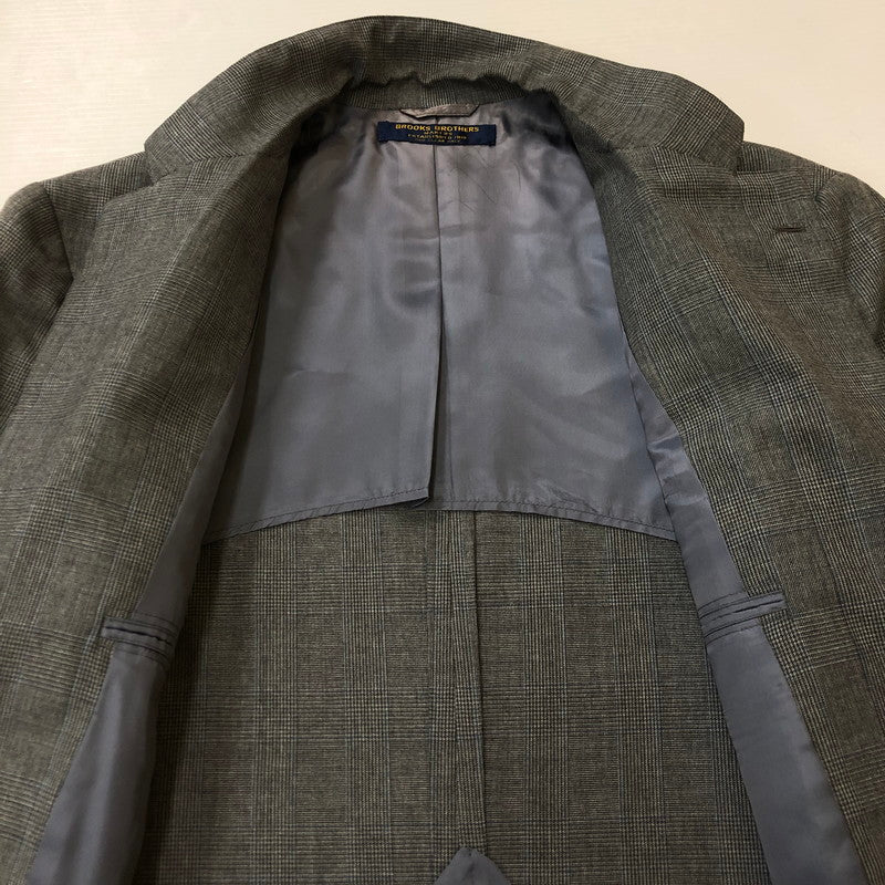 【中古品】【メンズ】 Brooks Brothers ブルックスブラザーズ 80’s WOOL SUIT SET UP 4644 VINTAGE 80年代 ウール スーツセットアップ ヴィンテージ 145-250307-kk-09-tei サイズ：46RG 42W カラー：グレー 万代Net店