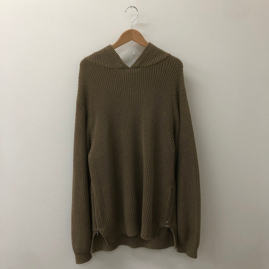 【中古品】【メンズ】  RHC Ron Herman アールエイチシー ロンハーマン SIDE ZIP KNIT PULLOVER HOODIE 2820800127 サイドジップ ニット プルオーバー フーディー トップス パーカー 140-250307-kk-01-tei サイズ：M カラー：ブラウン 万代Net店