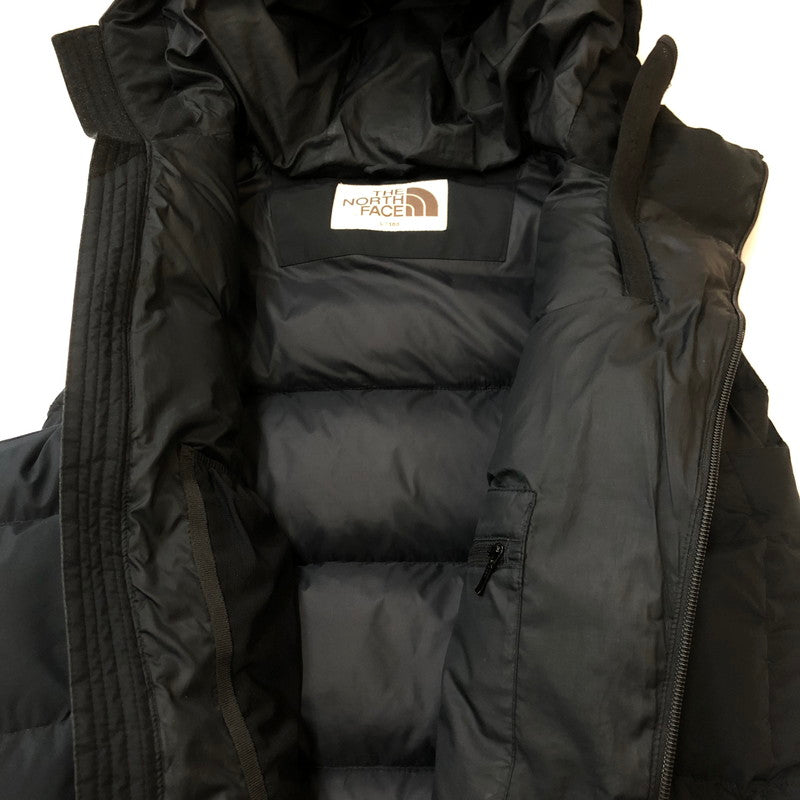 【中古品】【メンズ】 THE NORTH FACE ザ・ノースフェイス WHITE LABEL HOODED DOWN VEST NV1DI52J  ホワイトレーベル フーデッド ダウンベスト ライトアウター 144-250306-kk-17-tei サイズ：L カラー：ブラック 万代Net店