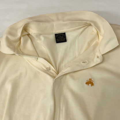 【中古品】【メンズ】 Brooks Brothers ブルックスブラザーズ S/S POLO SHIRT EST.1818 ショートスリーブ ポロシャツ 半袖 トップス 145-251124-yo-12-tei サイズ：L カラー：ホワイト 万代Net店